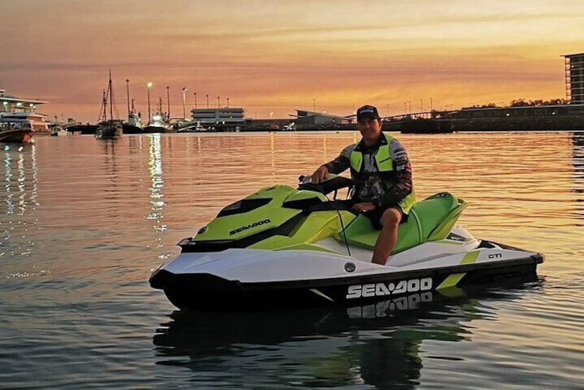 Golden Eye Sunset Jet Skiing in Darwin