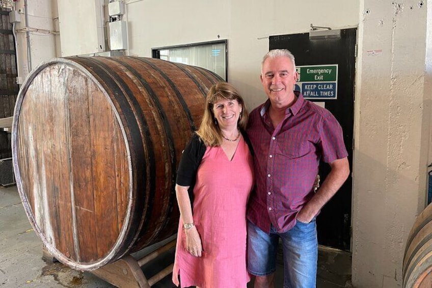 Guests visiting Garage Project's Wild Workshop Cellar Door.