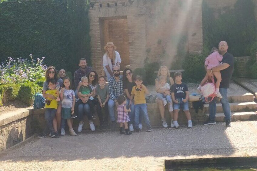 Alhambra Private Family Visit with children