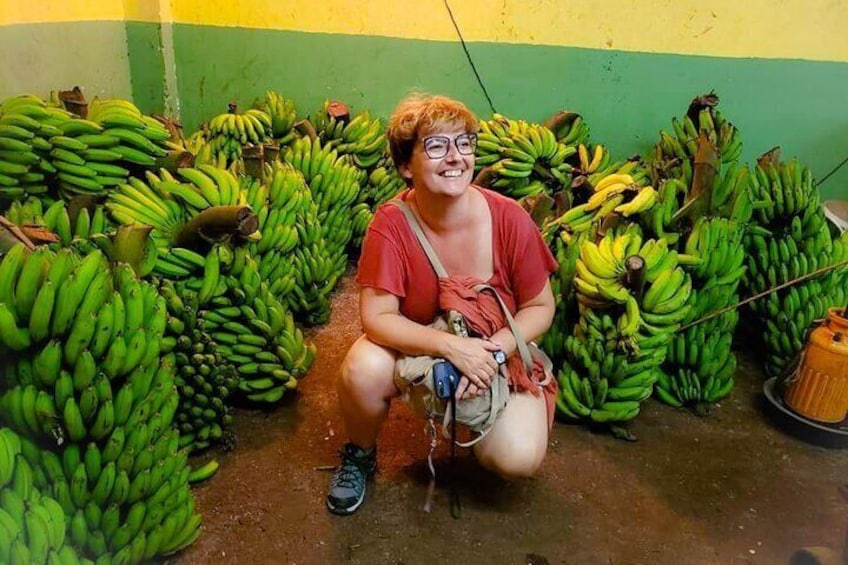 bananas in the Borbon Market
