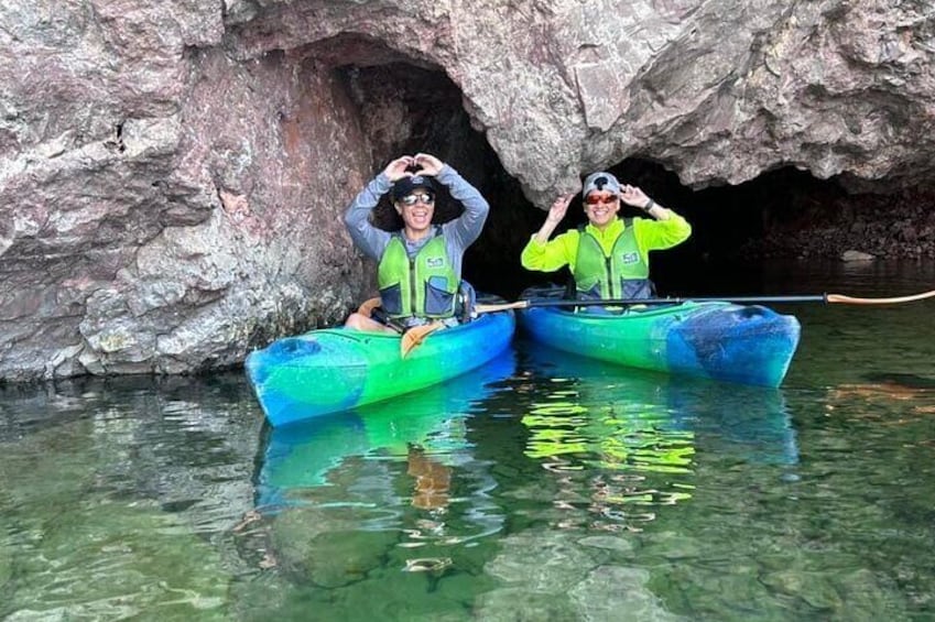 Small Group Colorado River Emerald Cave Guided Kayak Tour