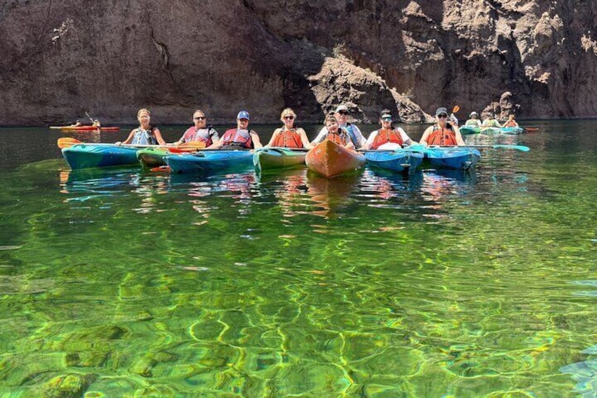 The emerald waters of the Colorado