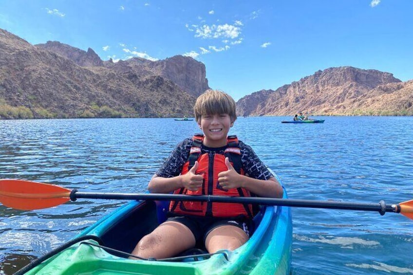 Small Group Colorado River Emerald Cave Guided Kayak Tour