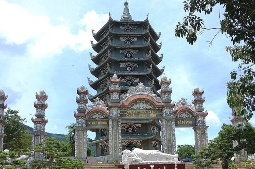 Xa Loi Tower at Linh Ung Pagoda