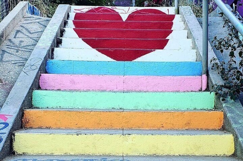 Los Angeles Secret Painted Stairs