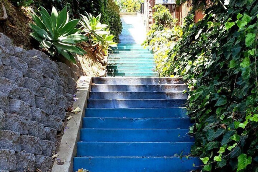 Hike the Secret Painted Stairs and Visit a Local Bakery