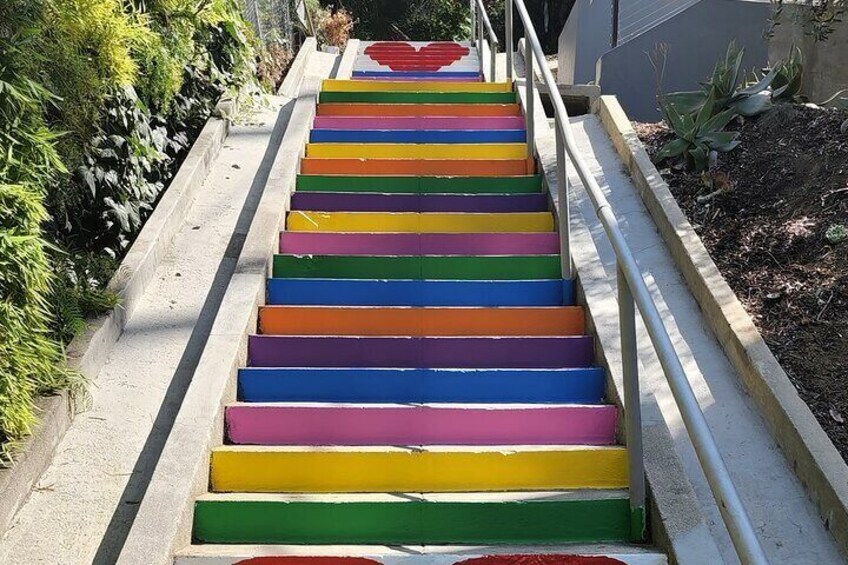 Hike the Secret Painted Stairs and Visit a Local Bakery