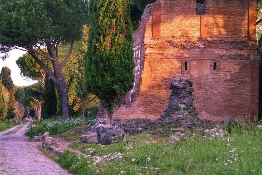 Discover The Ancient Appian Way in confort: a golf cart adventure