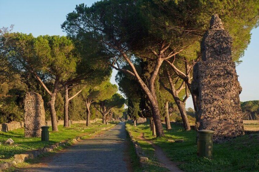 Discover The Ancient Appian Way in confort: a golf cart adventure