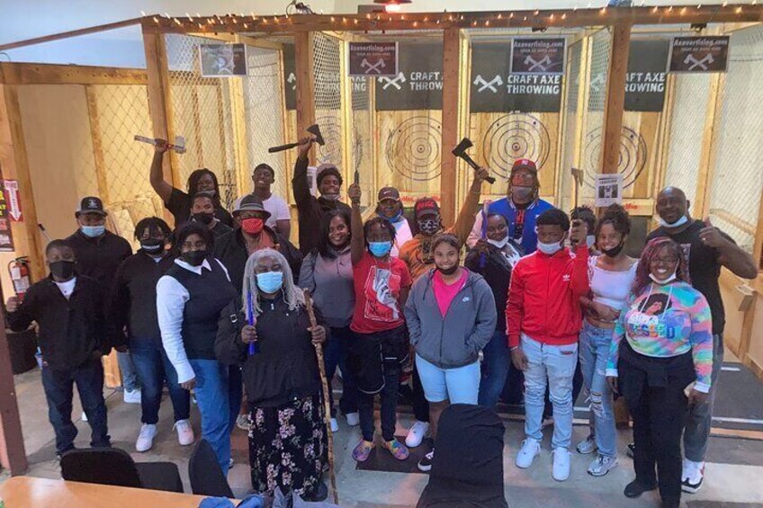 1 Hour Axe Throwing in Memphis