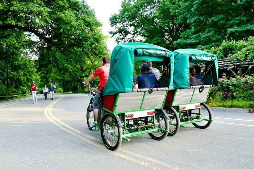 Central Park Film Spots & Celebrity Homes Pedicab Tour