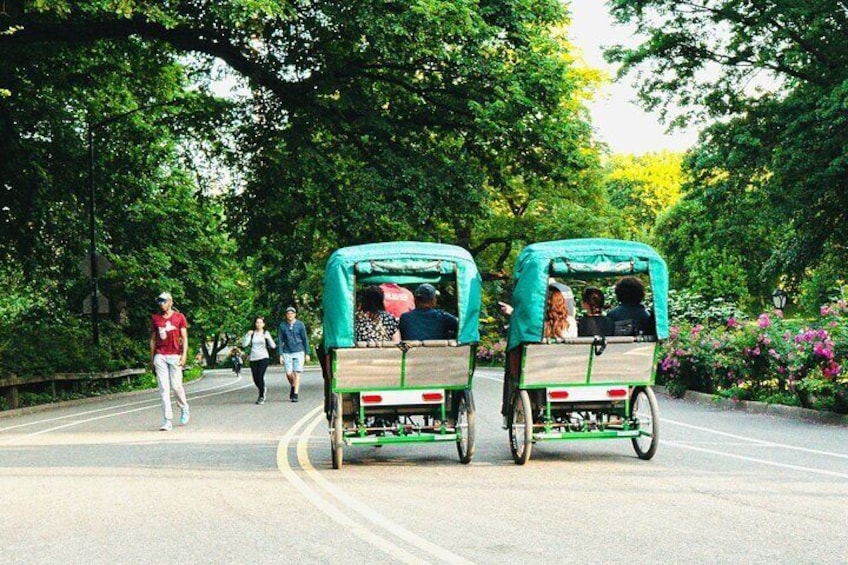 Central Park Film Spots & Celebrity Homes Pedicab Tour