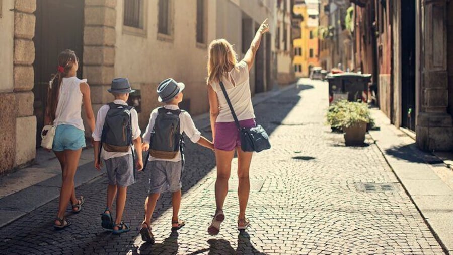 Stroll through the streets of the city