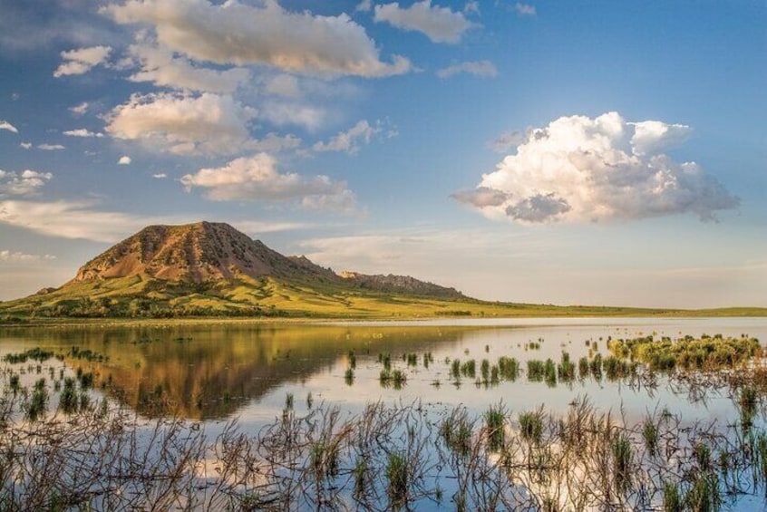 The mountain is sacred to many American Indian tribes who come here to hold religious ceremonies. Artifacts dating back 10,000 years have been found near Bear Butte.
