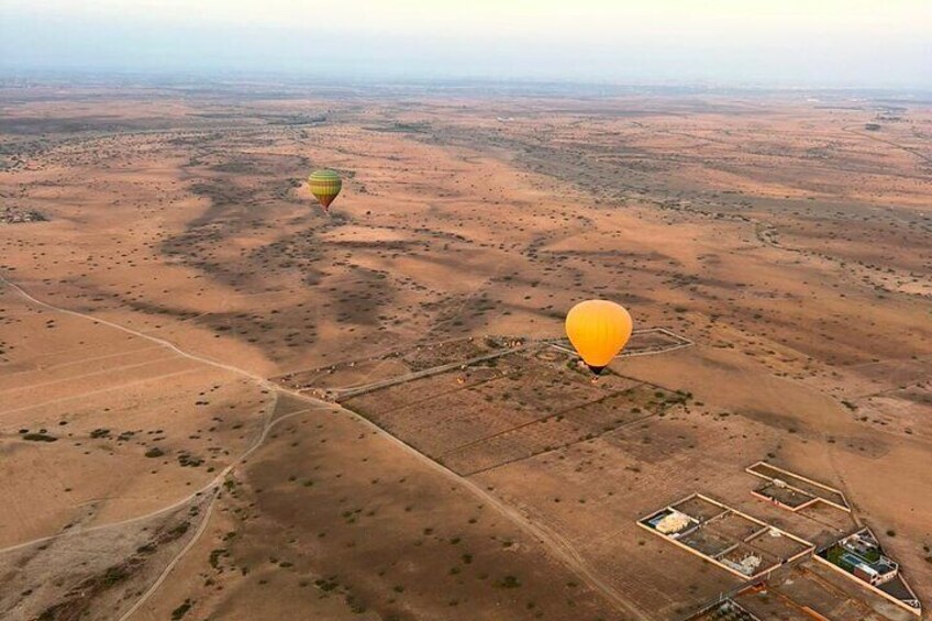 Berber breakfast hot air balloon + camel ride experience