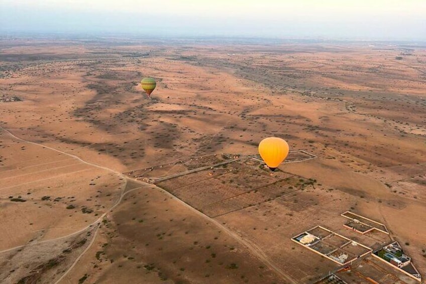 Berber breakfast hot air balloon + camel ride experience