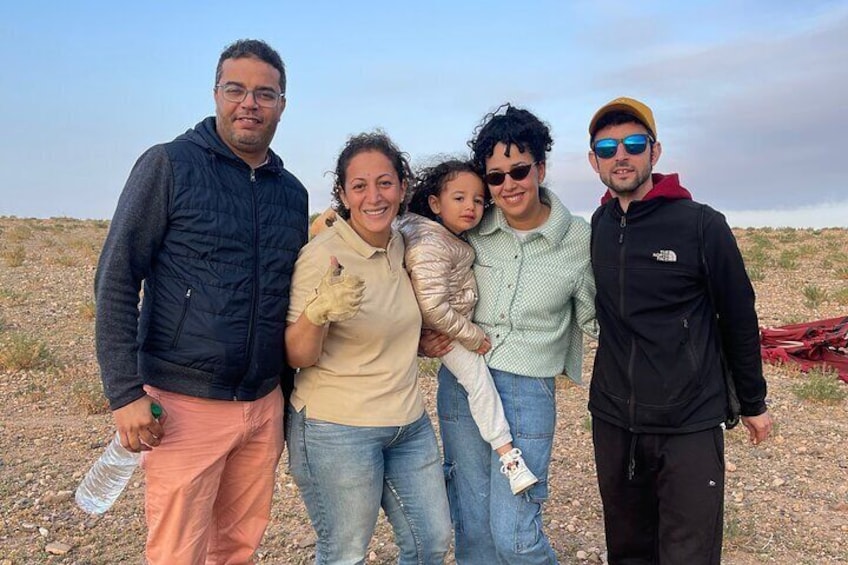 Berber breakfast hot air balloon + camel ride experience