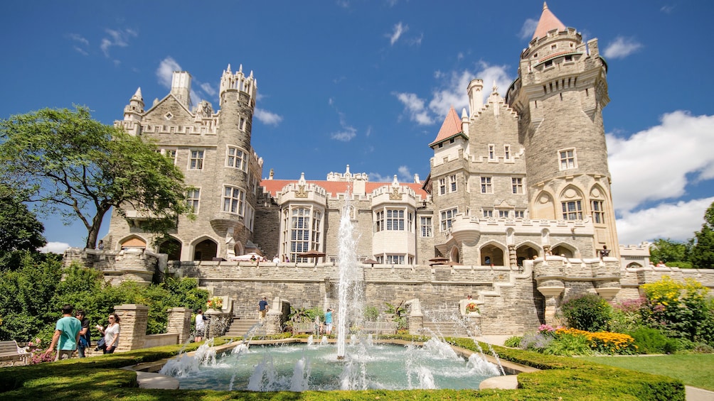 Show item 3 of 8. Casa Loma (Spanish for Hill House) is a Gothic Revival style house and gardens in midtown Toronto, Ontario, Canada