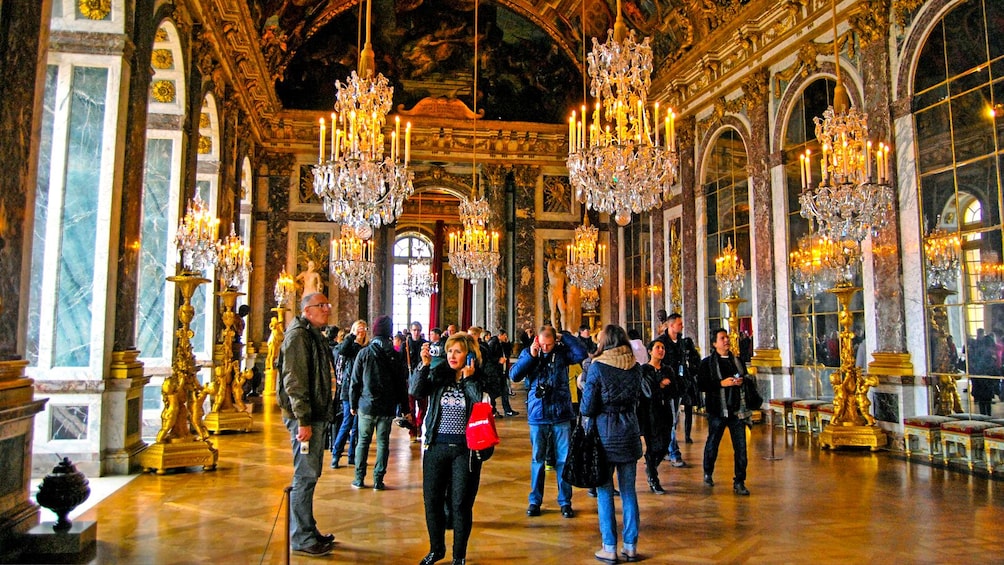 Interior of the Palace of Versailles