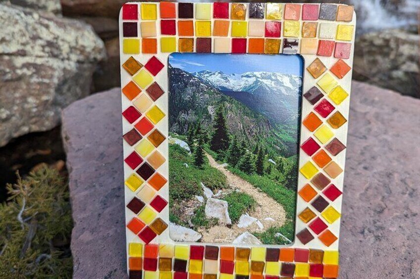 Mosaic Picture Frame Art Kit in Estes Park