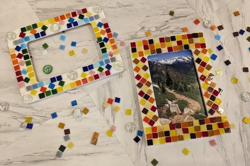 Mosaic Picture Frame Art Kit in Estes Park