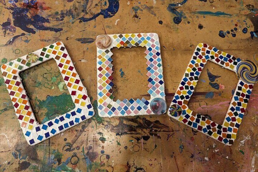 Mosaic Picture Frame Art Kit in Estes Park