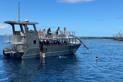 Captain Cook Snorkel op een motorcatamaran met lunch