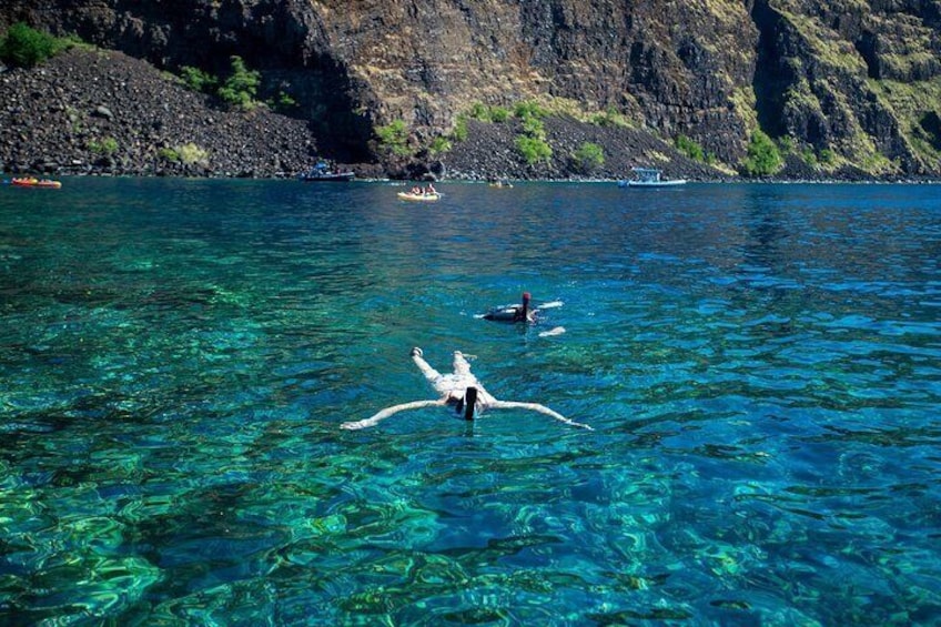 Snorkeling is one of the most popular activities in Kealakekua Bay, Hawaii.