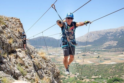 Climbing the John Hogbin Via Ferrata with Lunch