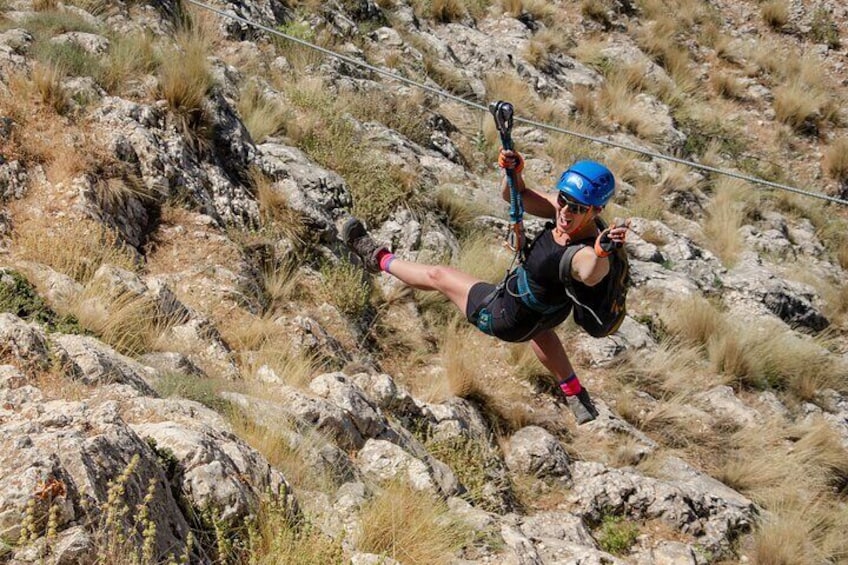 Climbing the John Hogbin Via Ferrata with Lunch