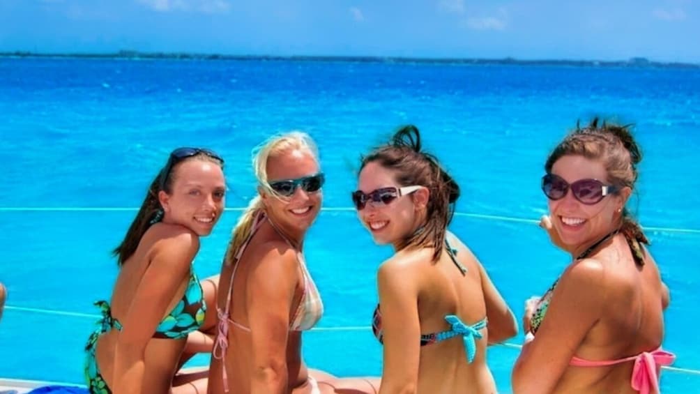 Isla Mujeres Catamaran Cruise with Snorkeling & Beach Club