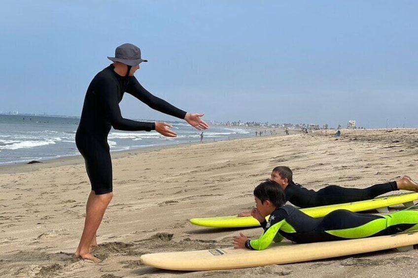 Private Surf Lesson in Bolsa Chica State Beach