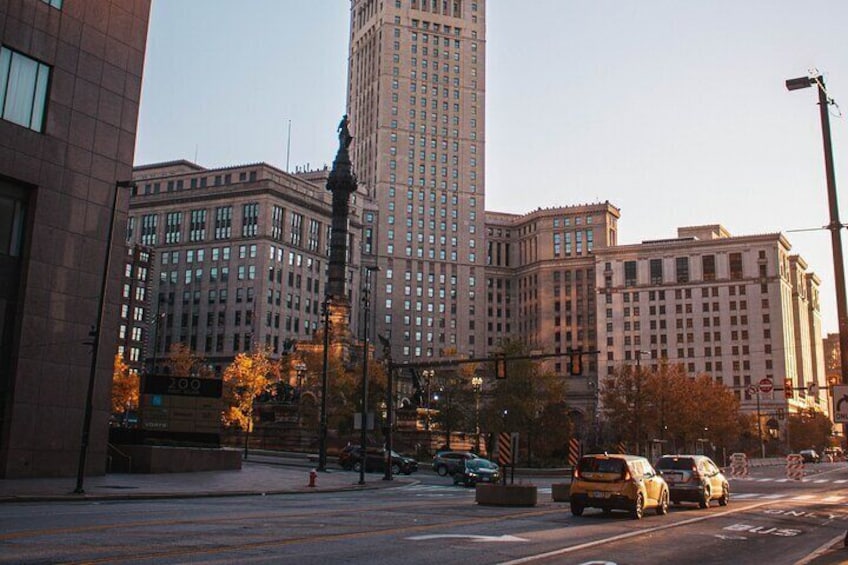 Smartphone-Guided Walking Tour of Downtown Cleveland Sights & Stories