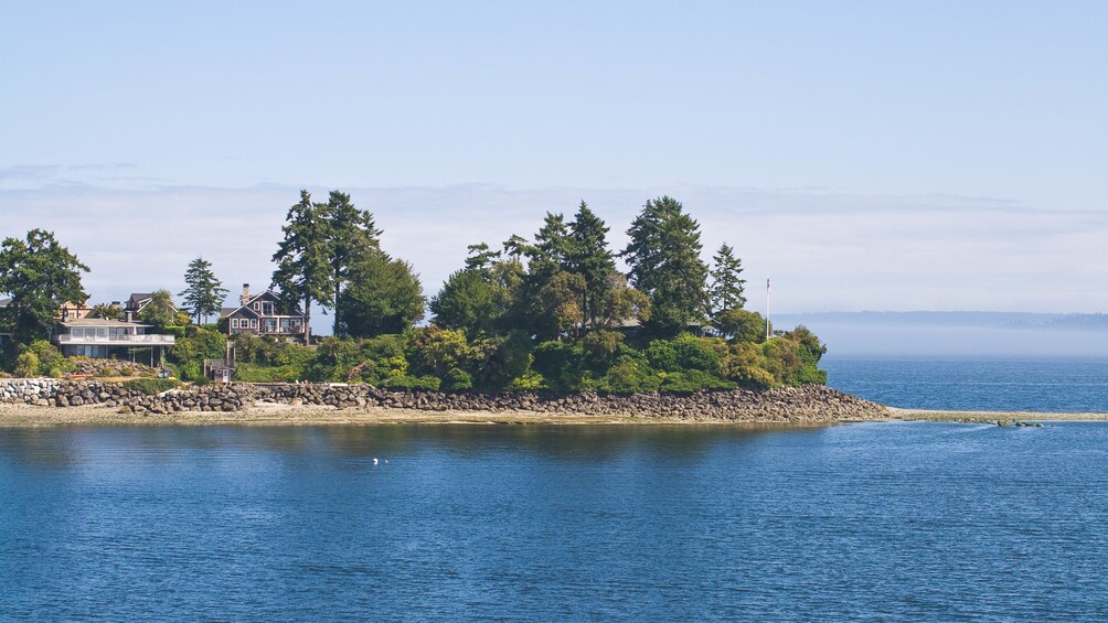 Boat view of Bainbridge Island.