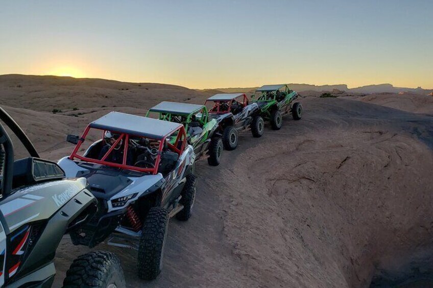 Sunset ATV Tour and Trail Experience in Hell's Revenge