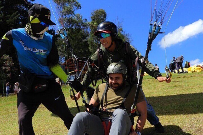 Paragliding dream come true