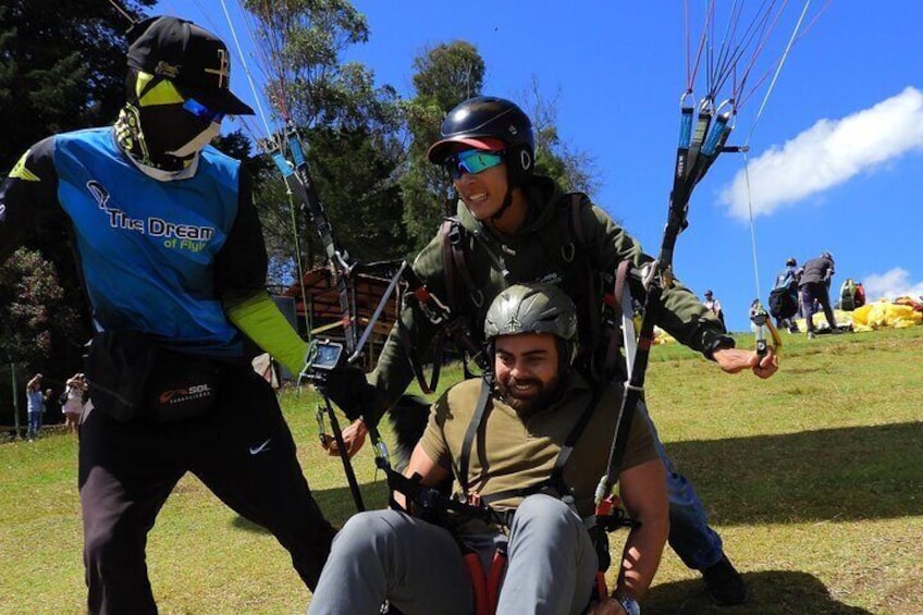 Paragliding dream come true
