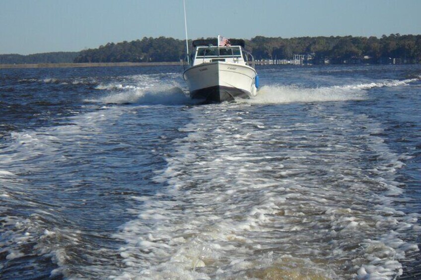 Out on the water !