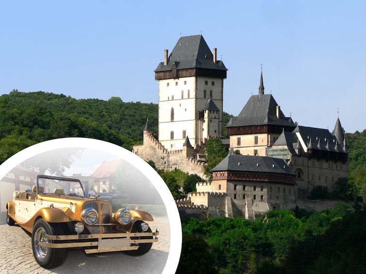 Private Tours by Vintage Car to Czech Castles & Attractions