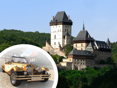 Privata turer med veteranbil till tjeckiska slott och sevärdheter