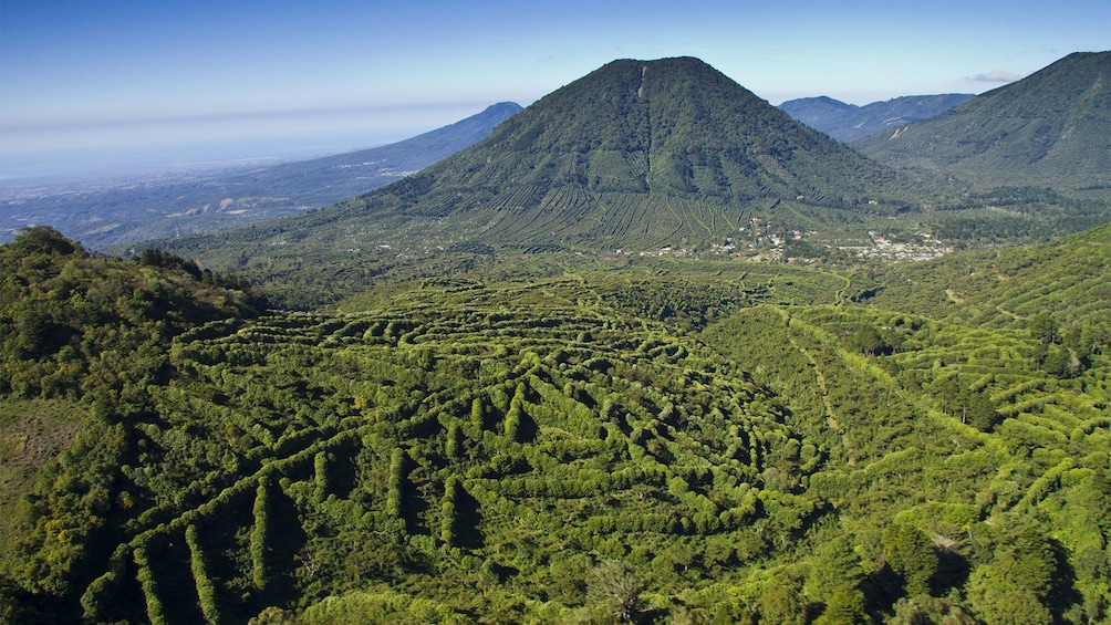 View of the Flower's Route Adventure Tour in El Salvadore 