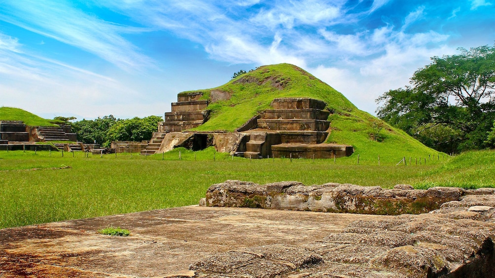 Day view of a historic site in El Savador