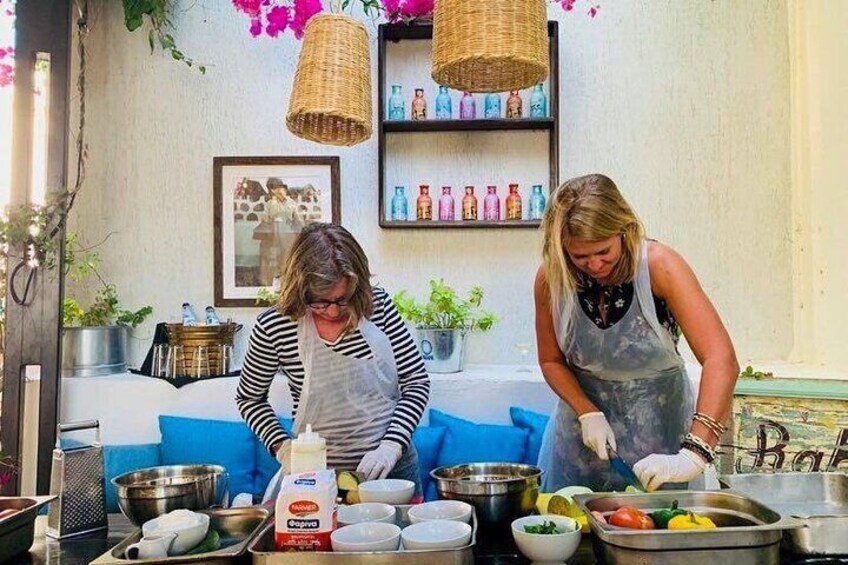 Greek Cuisine Cooking Class in Santorini