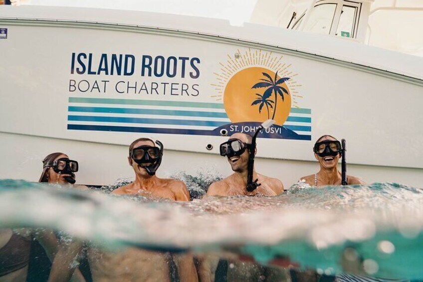 Complementary snorkeling equipment for adults and kids