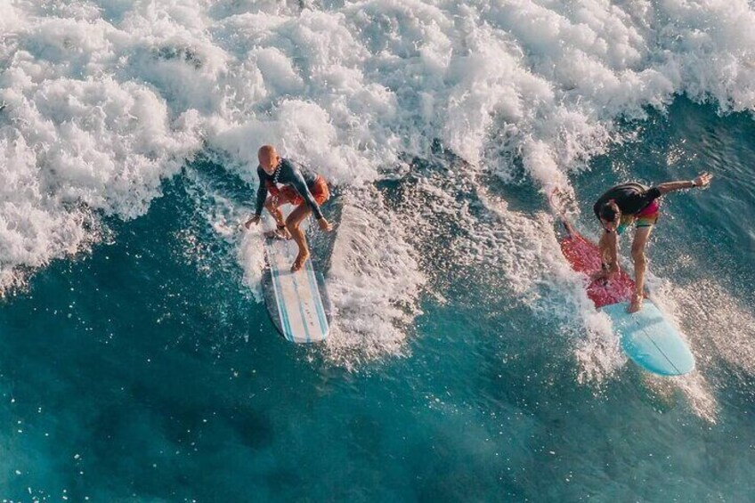 Surfing Lesson in La Mata Beach