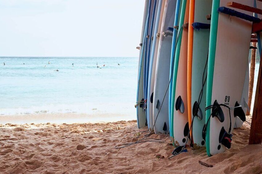 Surfing Lesson in La Mata Beach