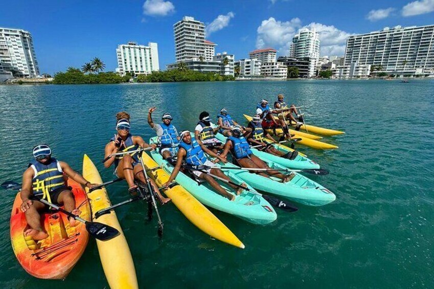 Waterbikes & kayak