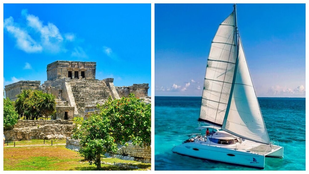 2-Day Combo: Isla Mujeres Sailing and Tulum Mayan Ruins