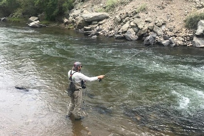 Half Day Fly Fishing Lesson on Clear Creek near Denver
