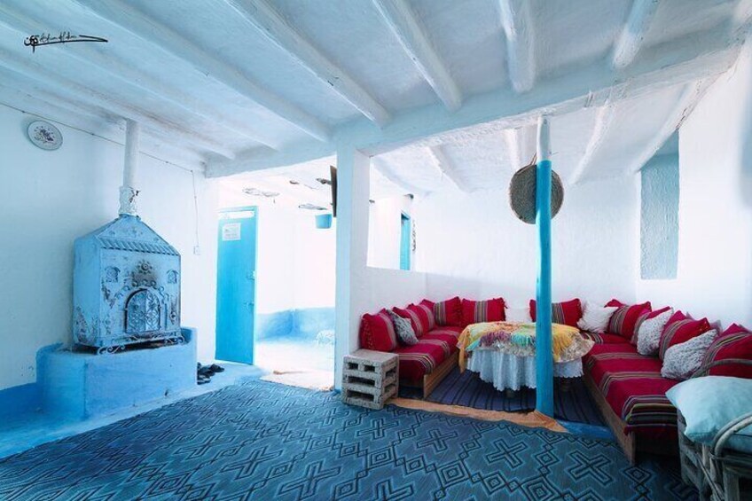 livingroom of the rural lodge